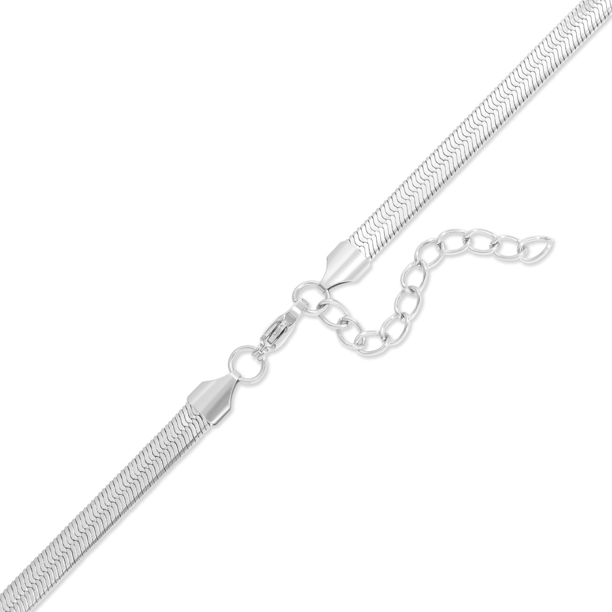 Herringbone Charm Keeper – 18K Gold Stainless Steel Necklace With Durable Charm Holder - Necklace | Sunflower Soul Boutique