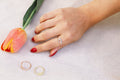 Adjustable Heart Knot Ring, Sterling Silver Love Symbol Ring
