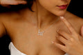 Custom Cat Name Necklace, Sterling Silver Personalized Pet Charm
