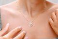 Hummingbird Birthstone Necklace, 925 Sterling Silver Bird Pendant