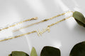 Personalized Name Necklace, 925 Sterling Silver Link Chain