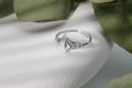 Birth Month Flower Ring 925 Sterling Silver Signet Midi Pinky Ring
