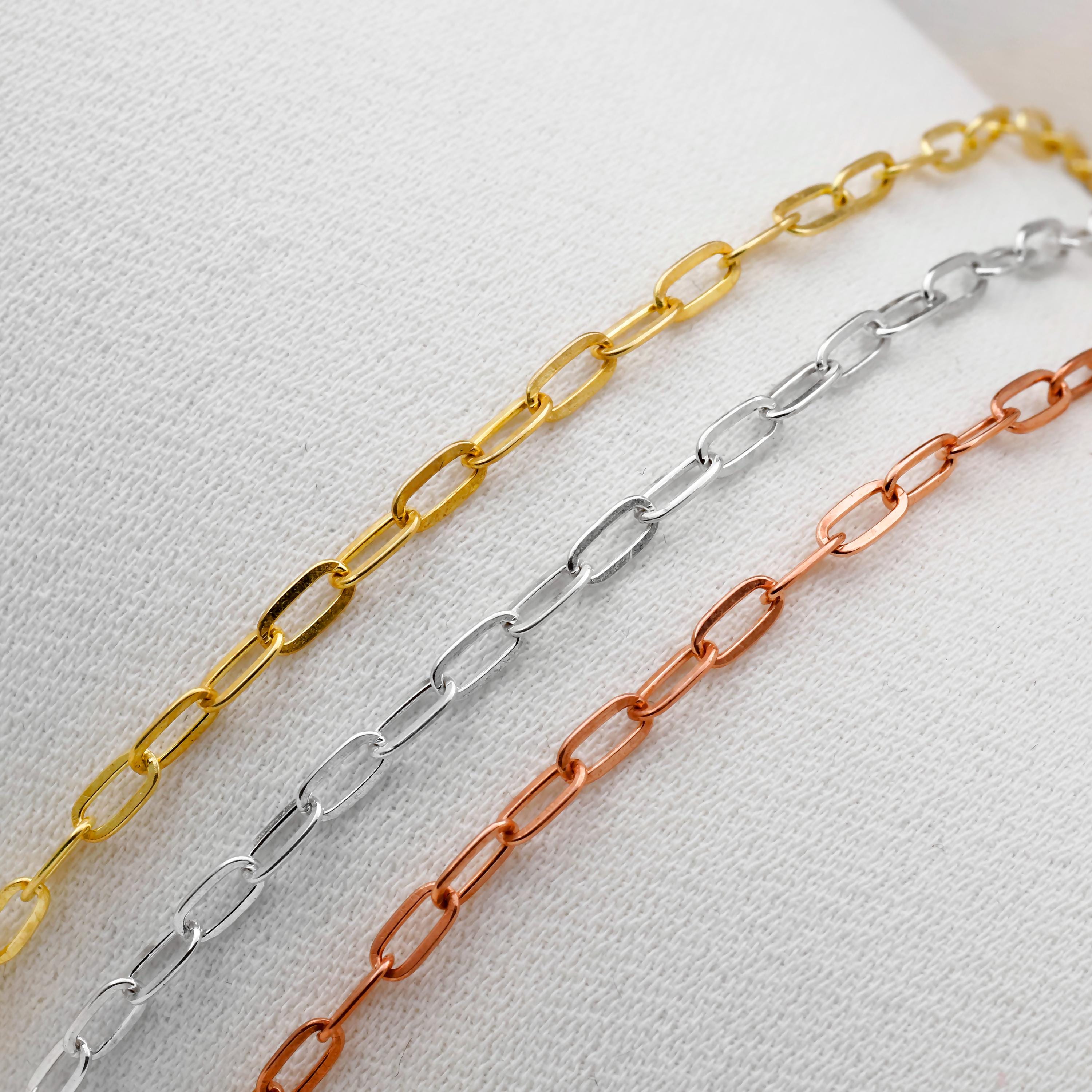 925 Sterling Silver Bracelet, Link Chain