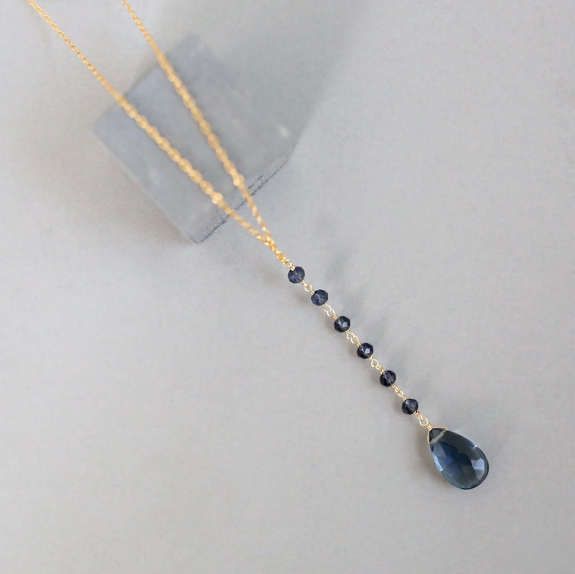 Gemstone Yoga Pendants – Sterling Silver Necklace With 14k Gold Plated Pendant