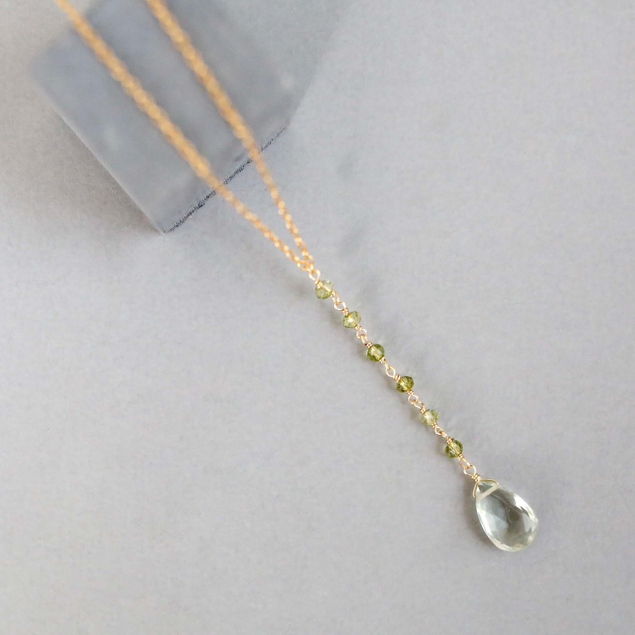 Gemstone Yoga Pendants – Sterling Silver Necklace With 14k Gold Plated Pendant