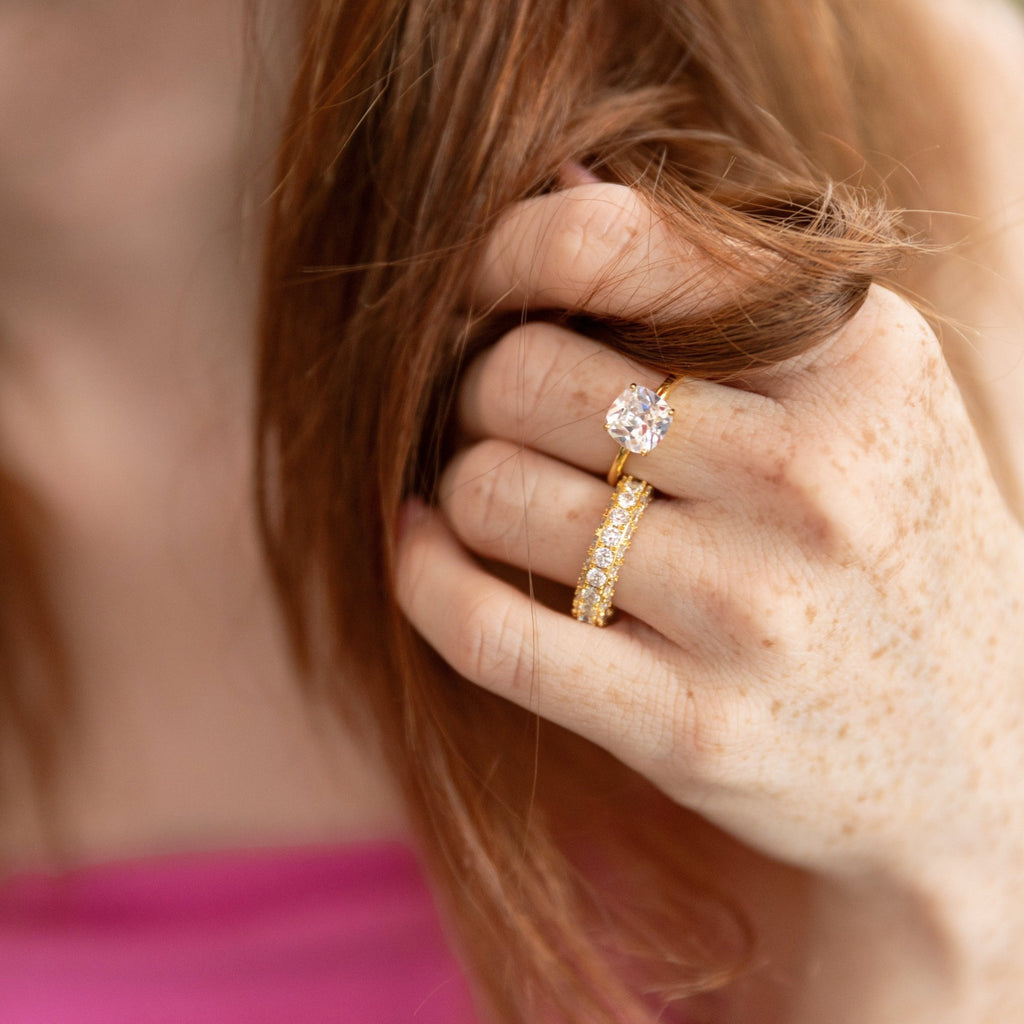 Jasmine Eternity Band in Gold