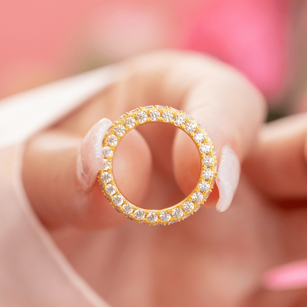Jasmine Eternity Band in Gold