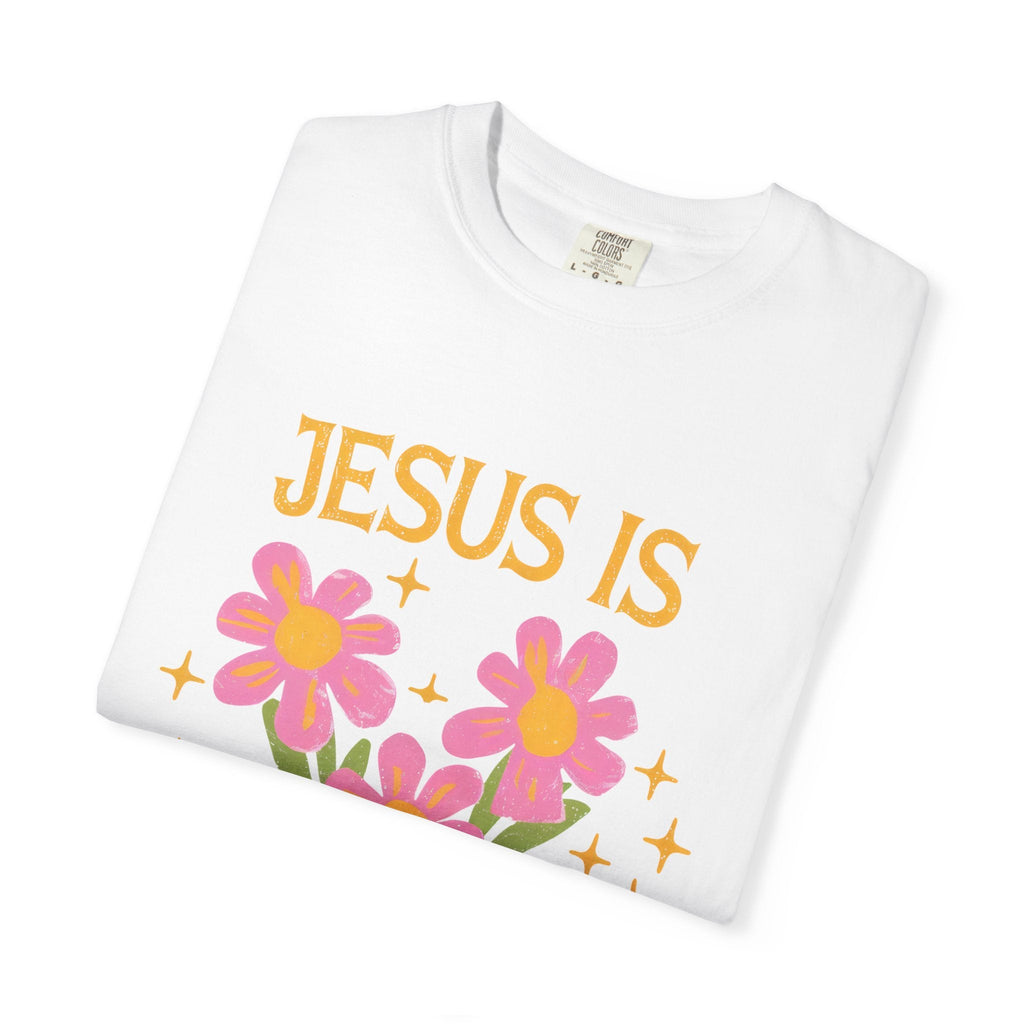 Jesus Is The Way Tee – Uplifting Christian Shirt | 100% Cotton Garment Dyed Tee - T-Shirt | Sunflower Soul Boutique