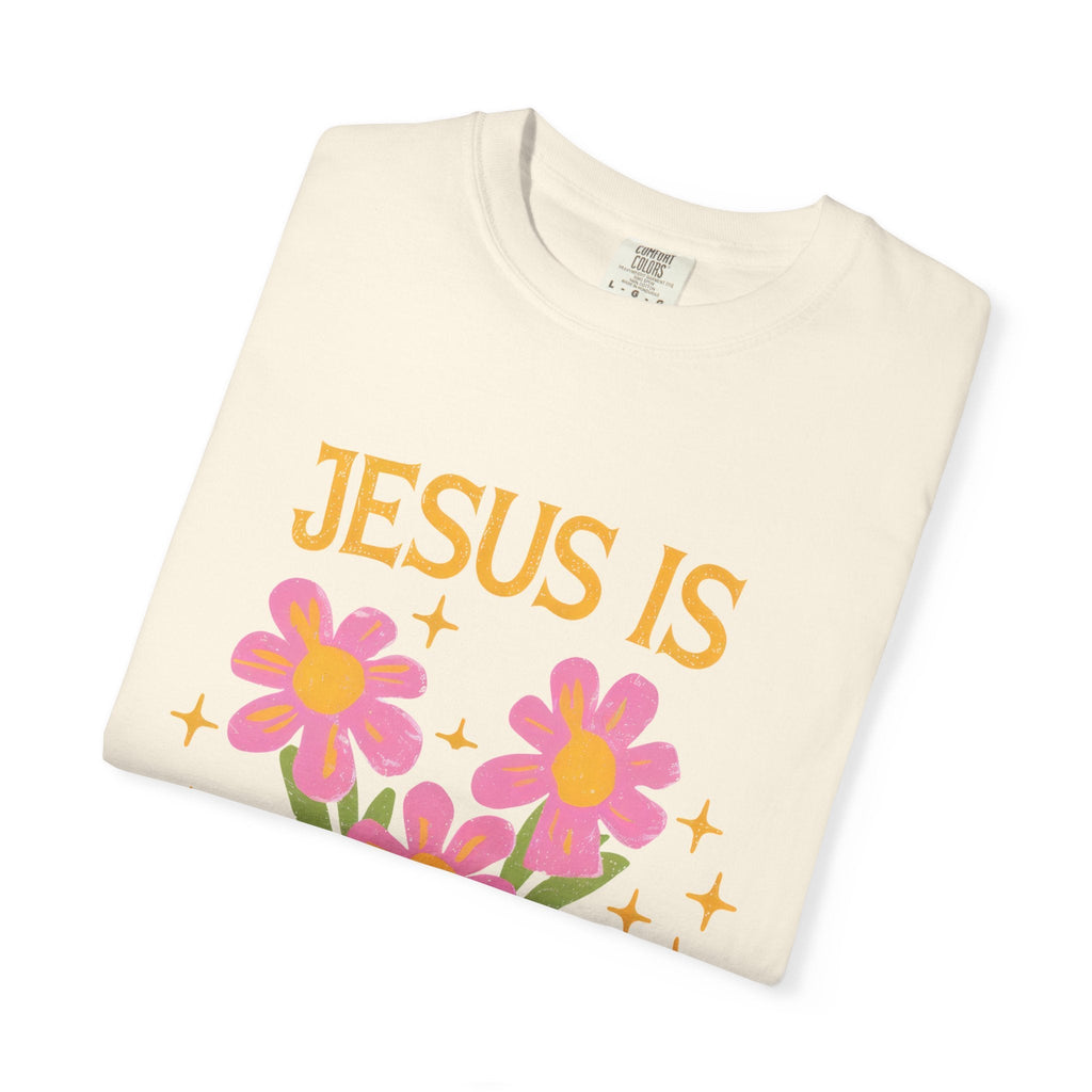 Jesus Is The Way Tee – Uplifting Christian Shirt | 100% Cotton Garment Dyed Tee - T-Shirt | Sunflower Soul Boutique