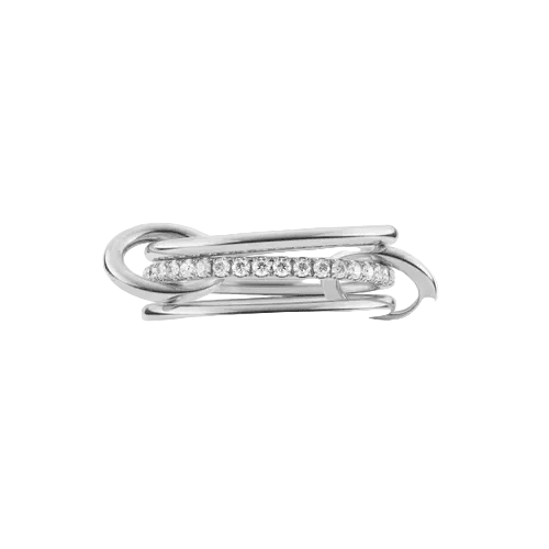 Jovian Statement Ring - Silver Celestial CZ Ring | Premium Sterling Silver