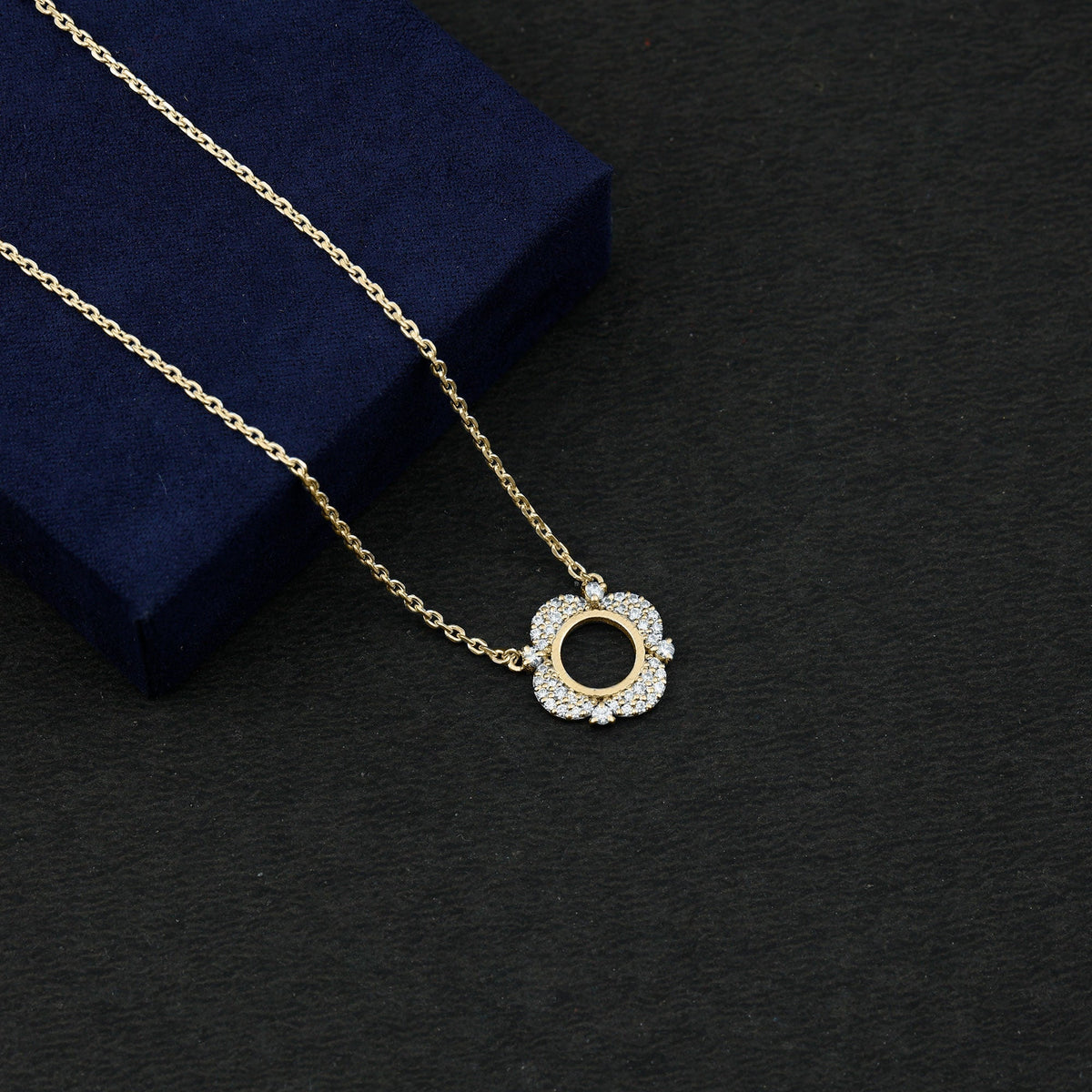 Lab Grown Diamond Necklace – Certified Nature Inspired Pendant with Prong Setting