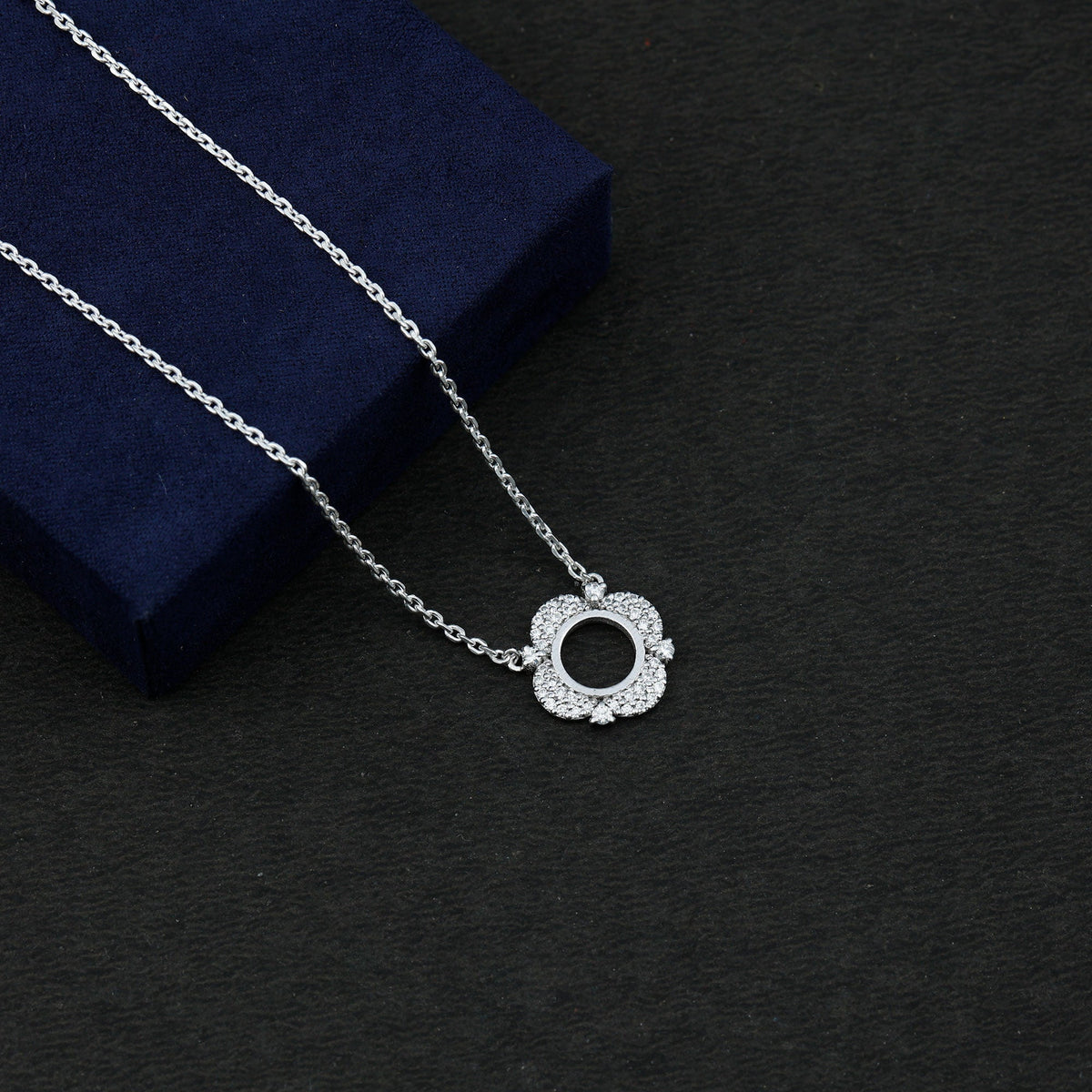 Lab Grown Diamond Necklace – Certified Nature Inspired Pendant with Prong Setting