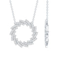 Lab Grown Diamond Necklace – Designer Eternity Style With Prong Setting Chain