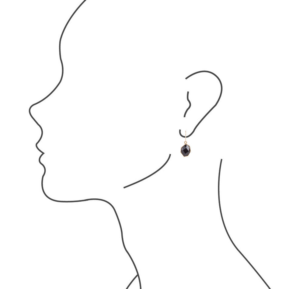 Lucky 7's Earrings - Onyx