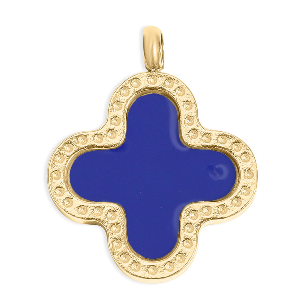 Lucky Clover Charm – 18K Gold Jewelry Pendant | Hypoallergenic Stainless Steel Charm - charm | Sunflower Soul Boutique