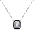 Maze Silver Chain Necklace – Statement Layered Necklace