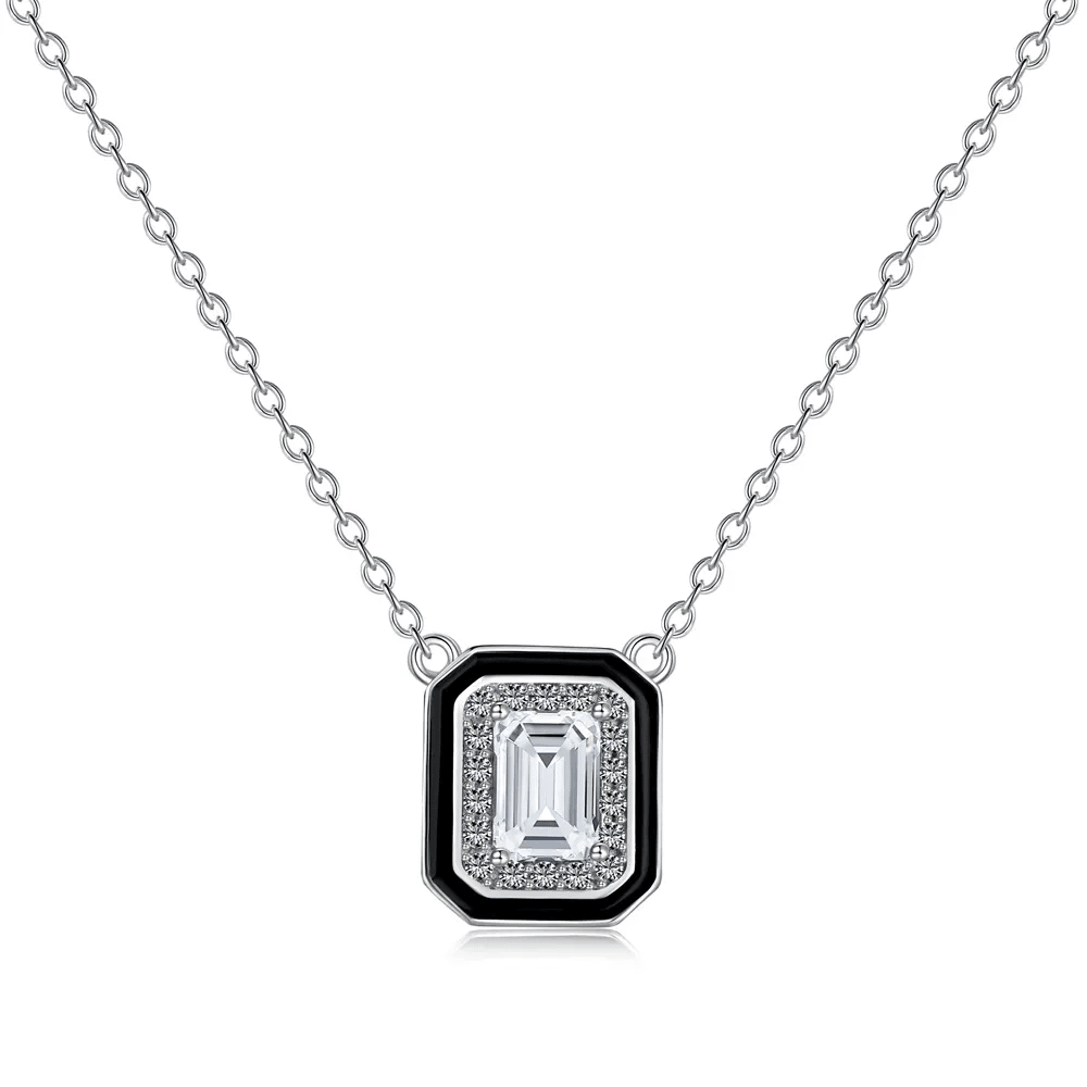 Maze Silver Chain Necklace – Statement Layered Necklace