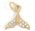 Mermaid Tail Charm – 18K Gold Pendant | Waterproof Stainless Steel Charm - charm | Sunflower Soul Boutique