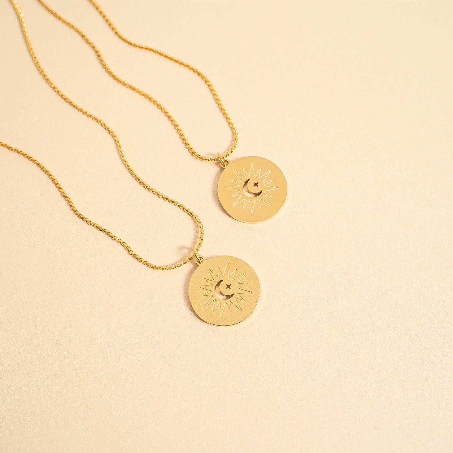 Mom And Me Necklace – Matching Mom Child Set | Hypoallergenic Stainless Steel Jewelry - | Sunflower Soul Boutique