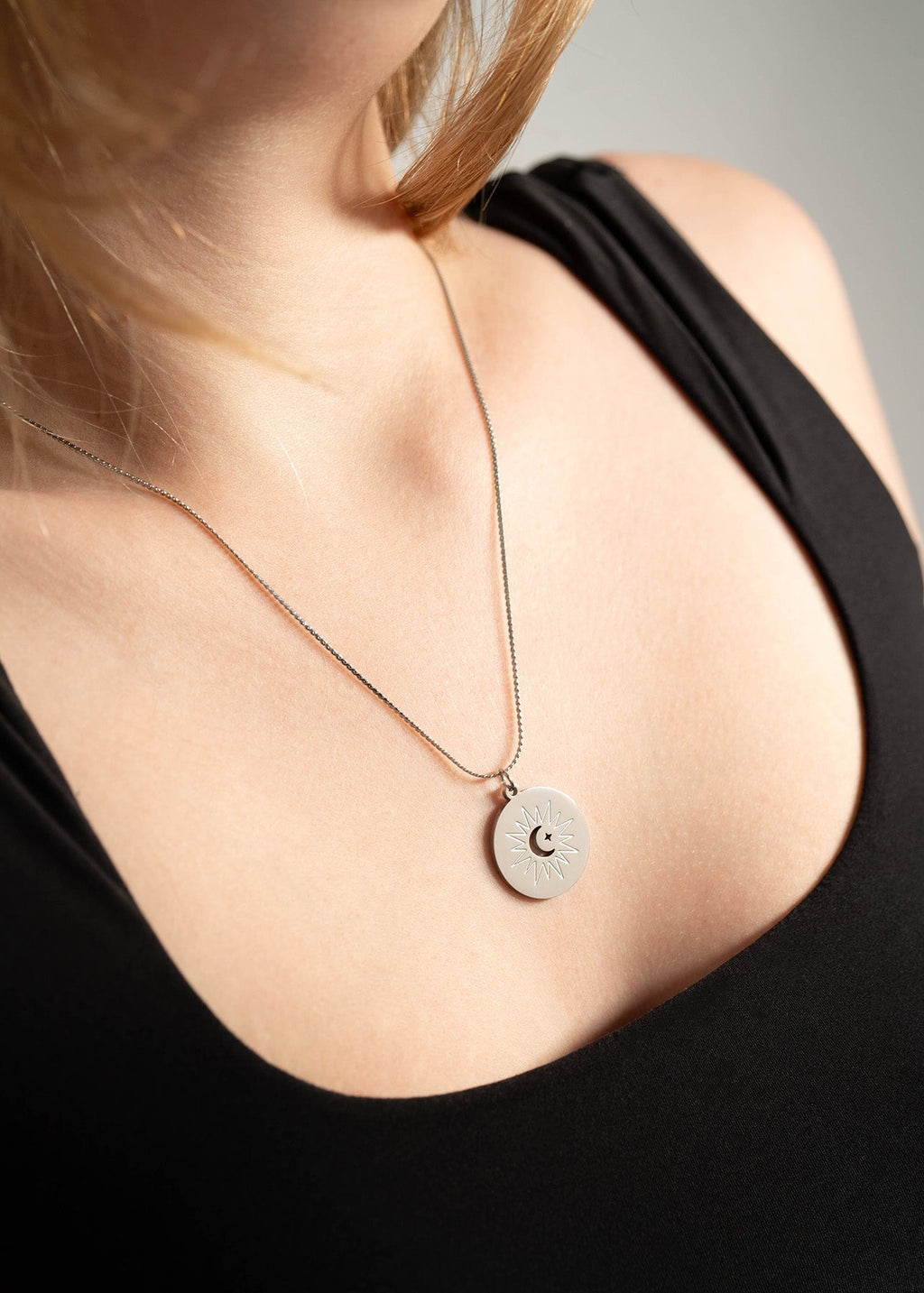 Mom And Me Necklace – Matching Mom Child Set | Hypoallergenic Stainless Steel Jewelry - | Sunflower Soul Boutique