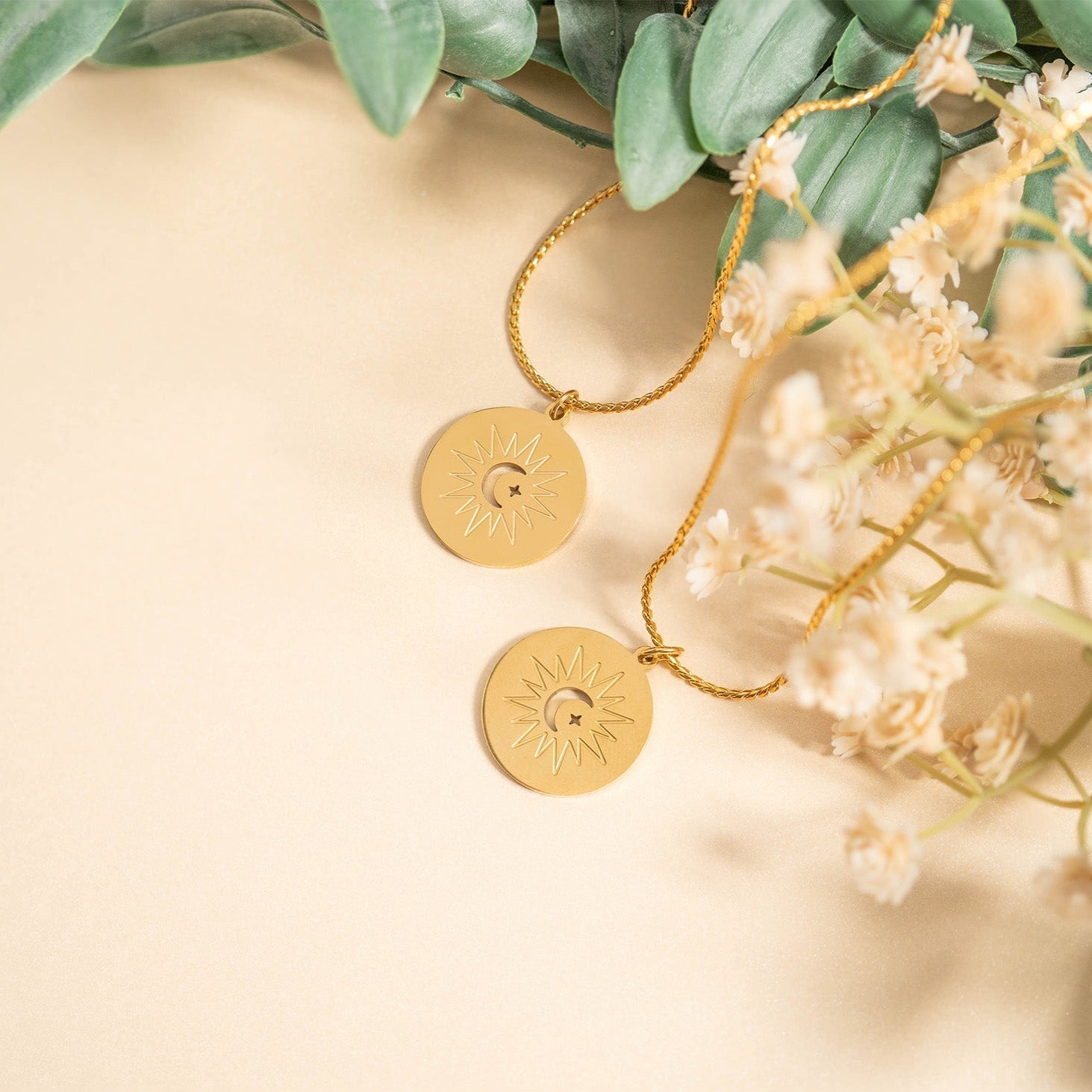 Mom And Me Necklace – Matching Mom Child Set | Hypoallergenic Stainless Steel Jewelry - | Sunflower Soul Boutique