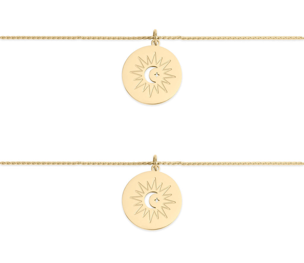 Mom And Me Necklace – Matching Mom Child Set | Hypoallergenic Stainless Steel Jewelry - | Sunflower Soul Boutique