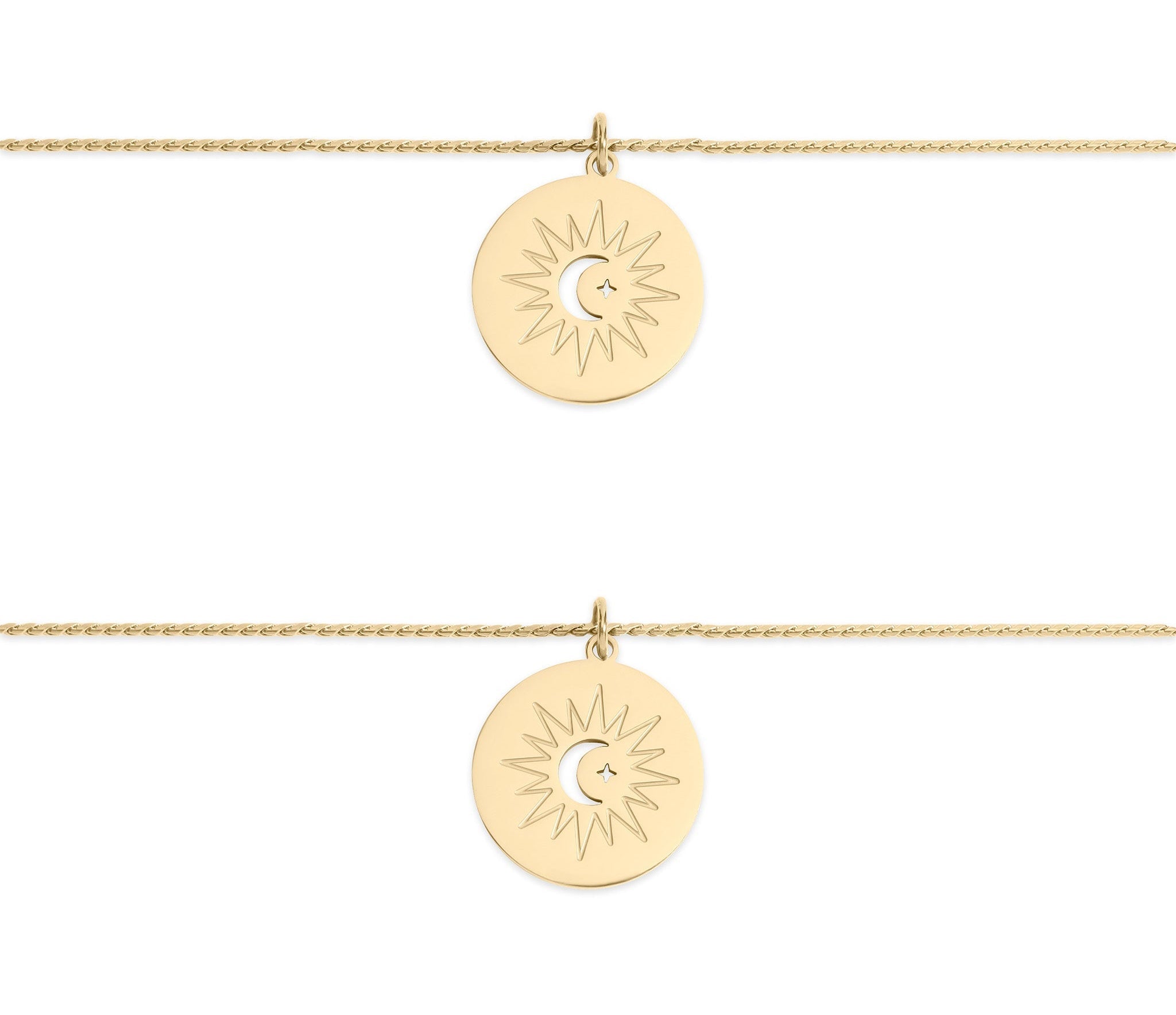 Mom And Me Necklace – Matching Mom Child Set | Hypoallergenic Stainless Steel Jewelry - | Sunflower Soul Boutique