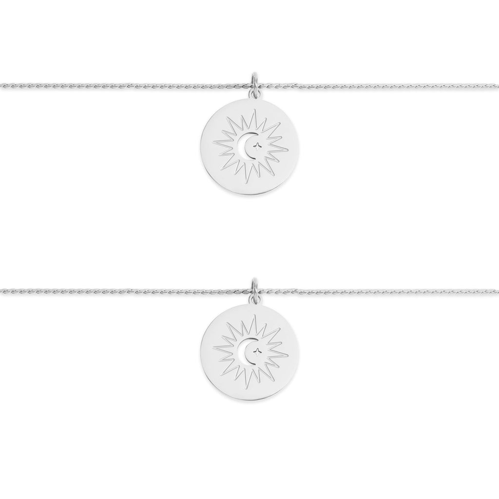 Mom And Me Necklace – Matching Mom Child Set | Hypoallergenic Stainless Steel Jewelry - | Sunflower Soul Boutique