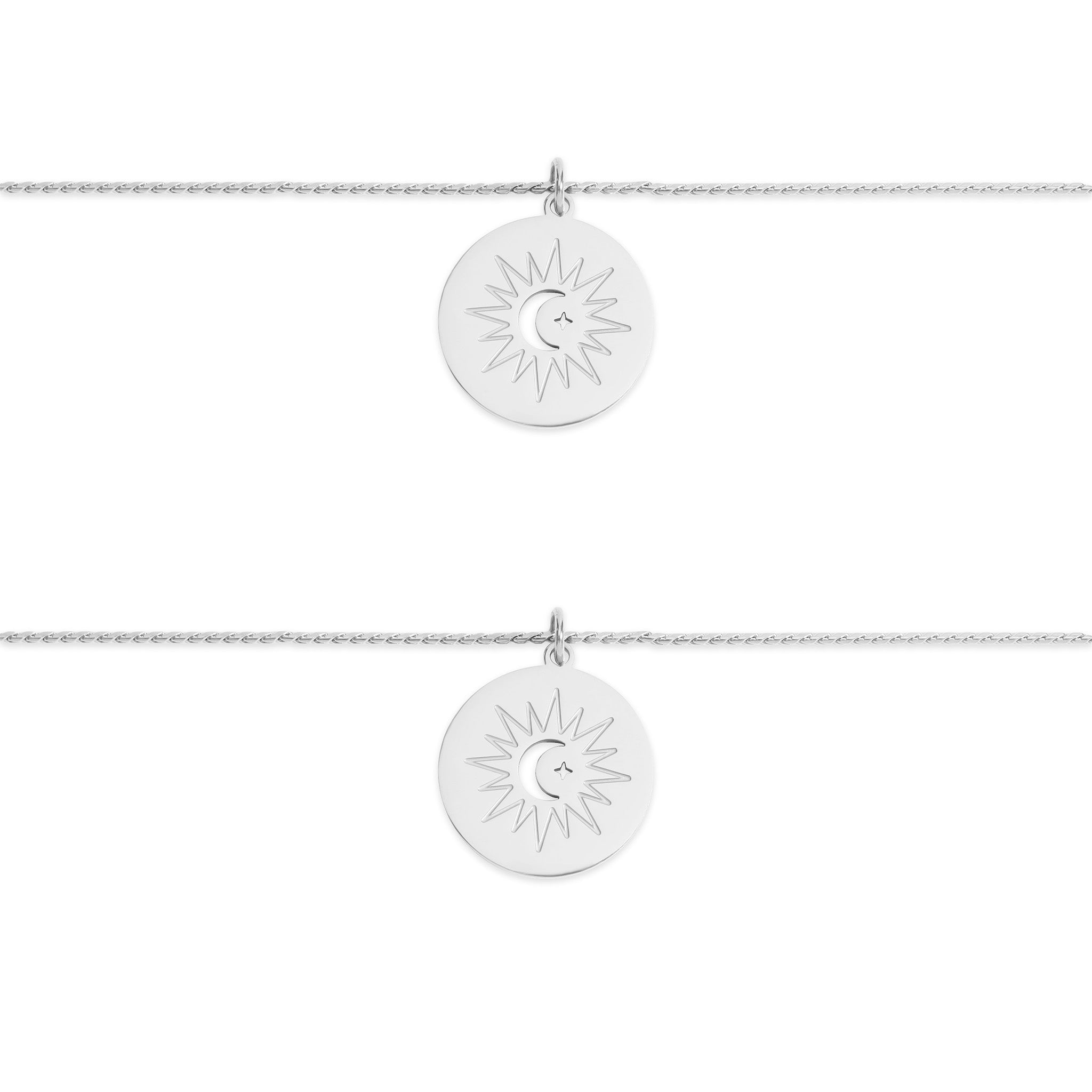 Mom And Me Necklace – Matching Mom Child Set | Hypoallergenic Stainless Steel Jewelry - | Sunflower Soul Boutique