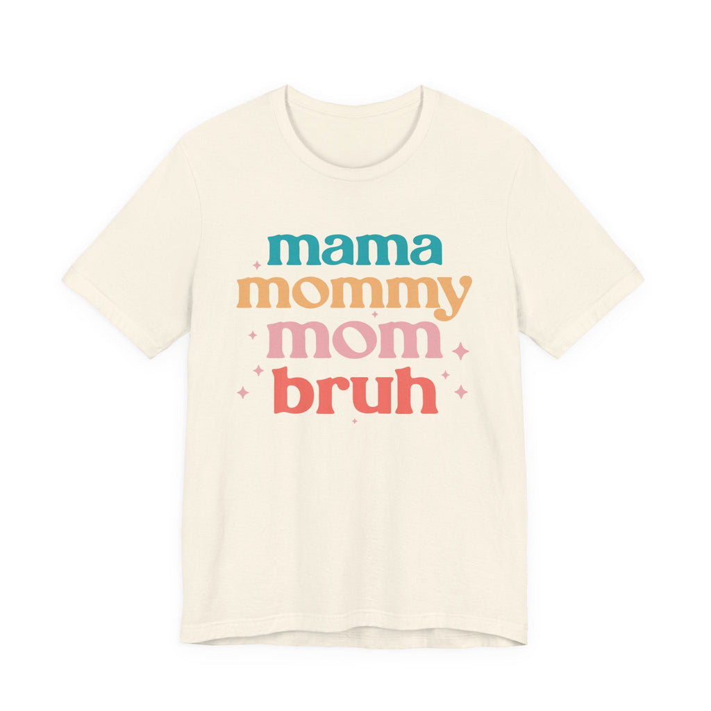Mom Bruh Tee – Funny Mom Shirt | Soft Ring-Spun Cotton Vintage Tee - T-Shirt | Sunflower Soul Boutique