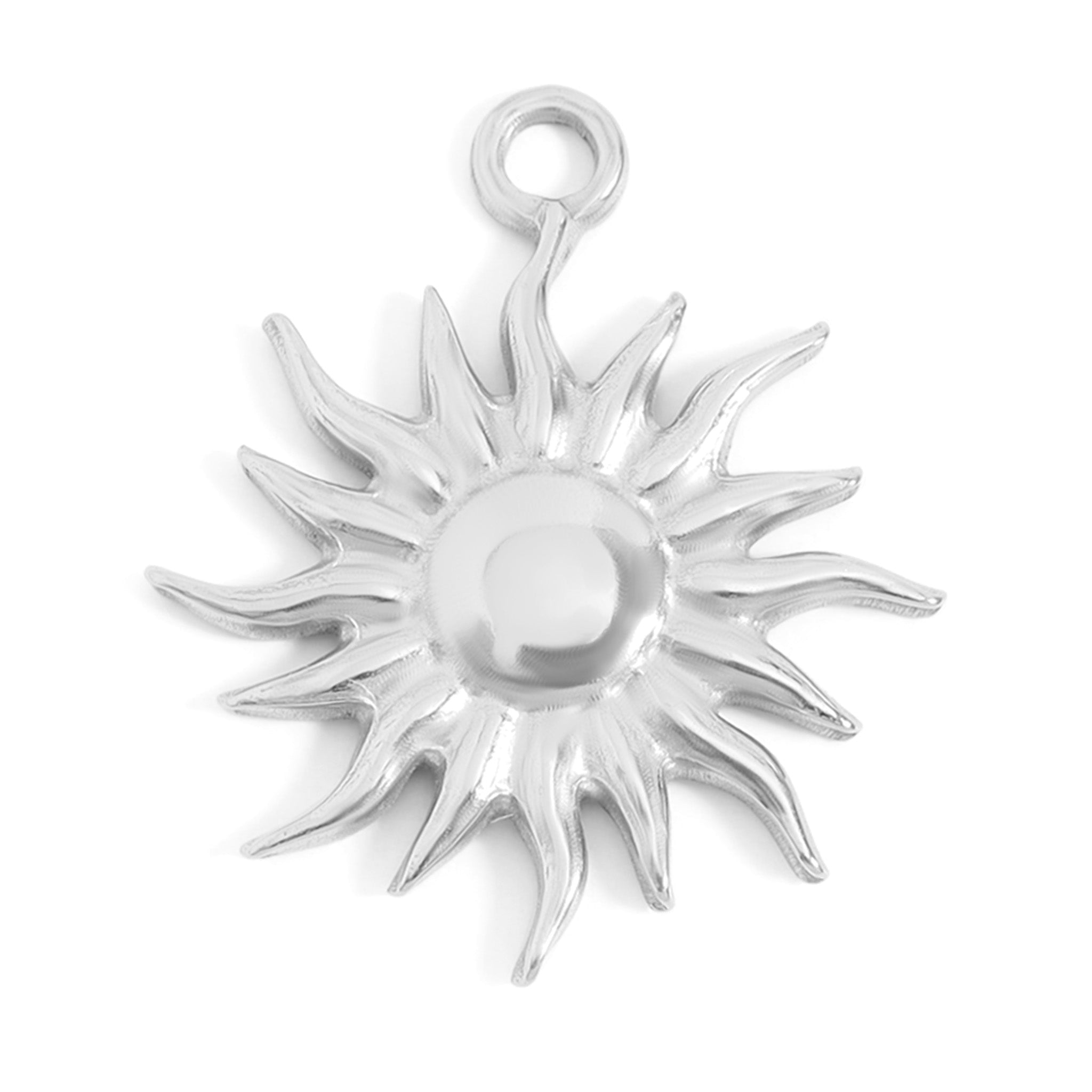 Mystic Sun Charm – 18K Gold Stainless Steel Waterproof Hypoallergenic Jewelry - charm | Sunflower Soul Boutique