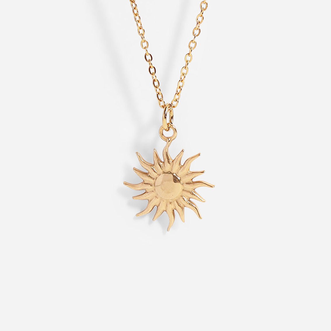 Mystic Sun Charm – 18K Gold Stainless Steel Waterproof Hypoallergenic Jewelry - charm | Sunflower Soul Boutique