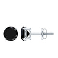 Natural Black Onyx Stud Earrings for Everyday