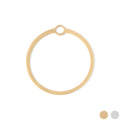 Open Back Pendant - Stainless Steel Circle Bezel Frame for Jewelry Making Supplies - Pendants | Sunflower Soul Boutique