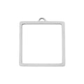 Open Back Square Pendant – 18K Gold PVD Coated Stainless Steel Bezel Frame - Pendants | Sunflower Soul Boutique