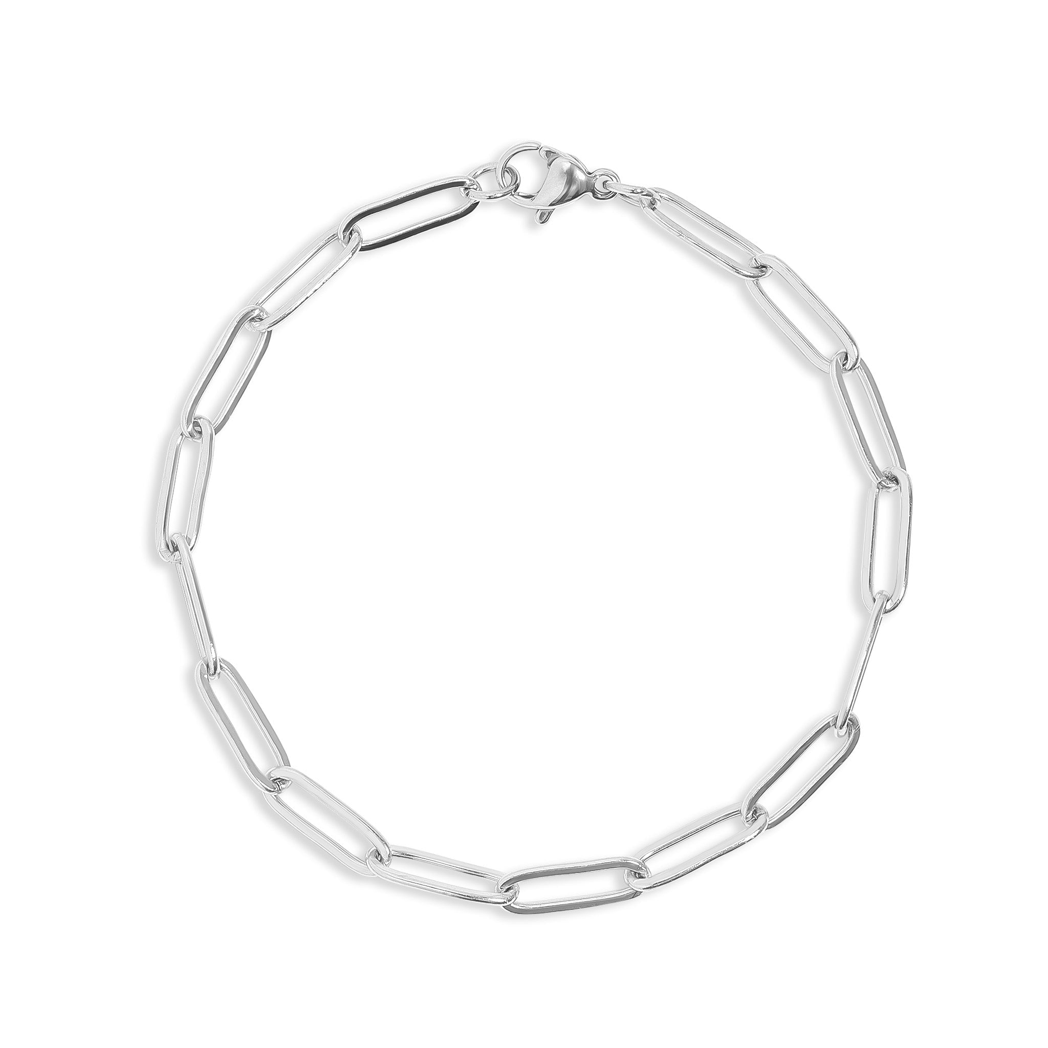 Paperclip Chain Bracelet – 18K Gold PVD Lightweight Stainless Steel Jewelry - Bracelets | Sunflower Soul Boutique