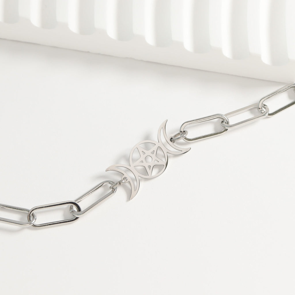 Paperclip Chain Necklace – 18K Gold Coated Stainless Steel Connector Jewelry - Necklaces | Sunflower Soul Boutique
