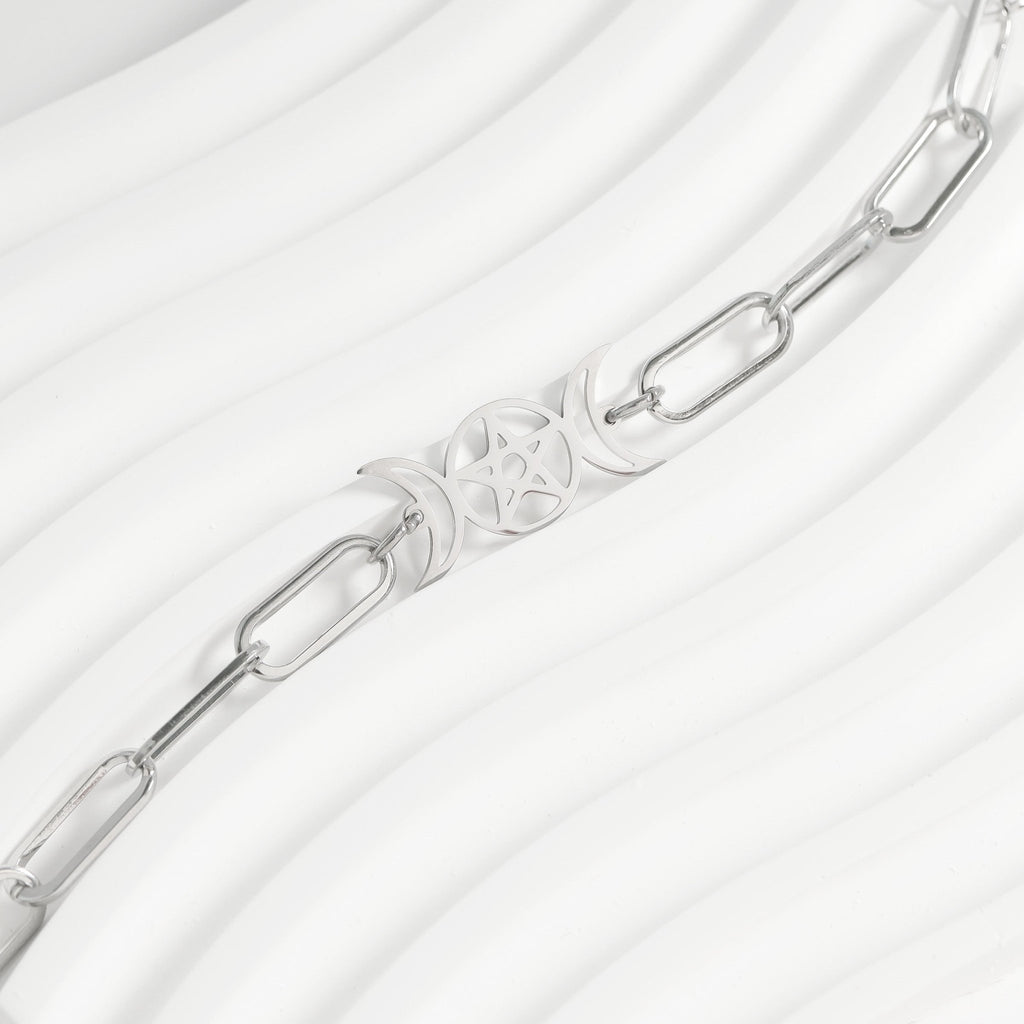 Paperclip Chain Necklace – 18K Gold Coated Stainless Steel Connector Jewelry - Necklaces | Sunflower Soul Boutique