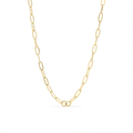 Paperclip Chain Necklace – 18K Gold Connector Chain | Hypoallergenic Jewelry - Necklaces | Sunflower Soul Boutique