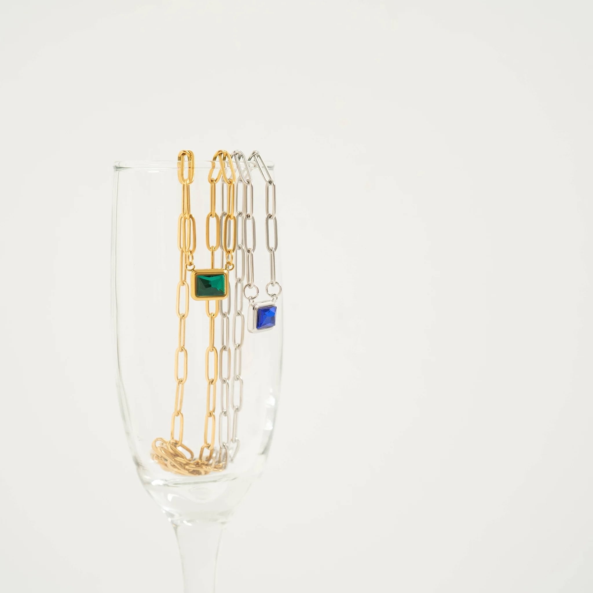 Paperclip Chain Necklace – 18K Gold Connector Chain | Hypoallergenic Jewelry - Necklaces | Sunflower Soul Boutique