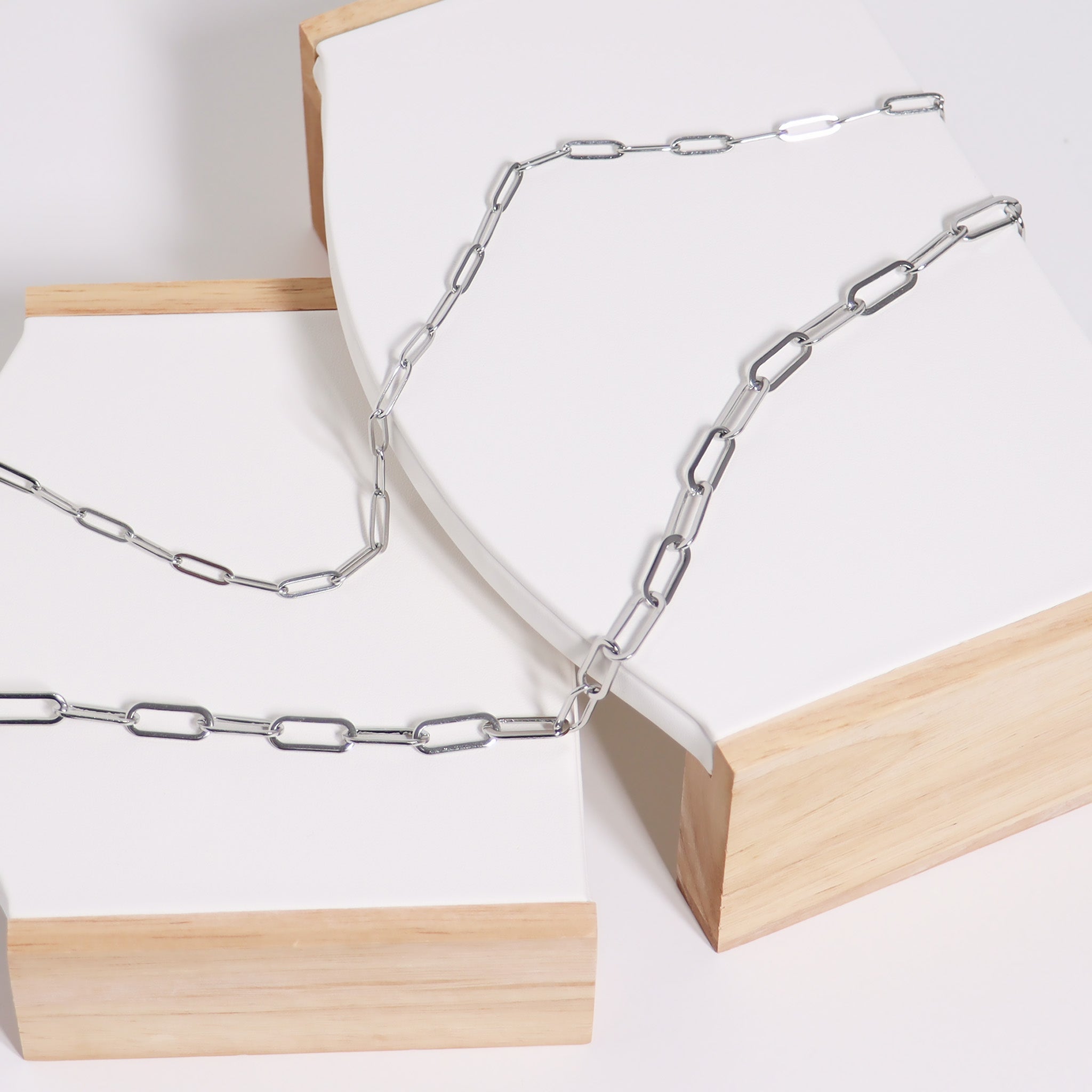 Paperclip Chain Necklace – Gold Stainless Steel Elongated Link Jewelry - Chain | Sunflower Soul Boutique