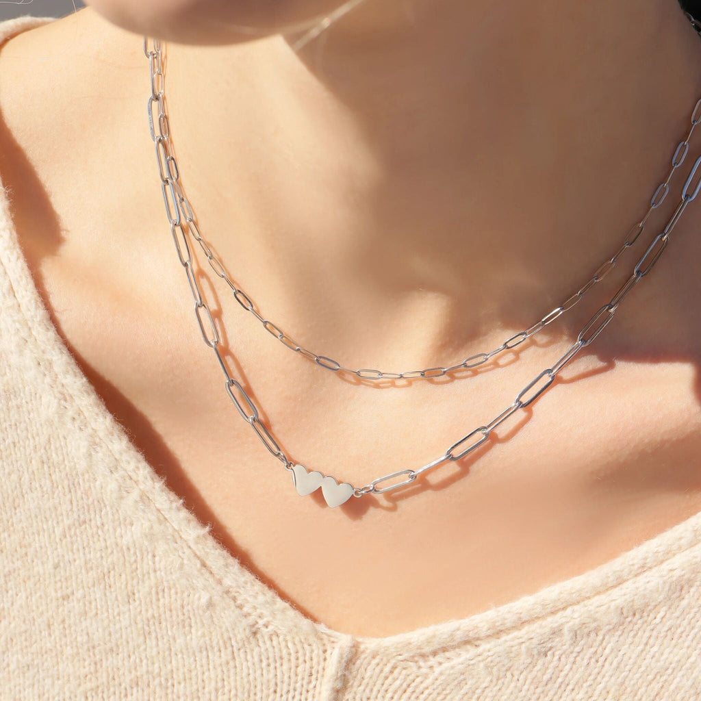 Paperclip Chain Necklace – Gold Stainless Steel Elongated Link Jewelry - Chain | Sunflower Soul Boutique