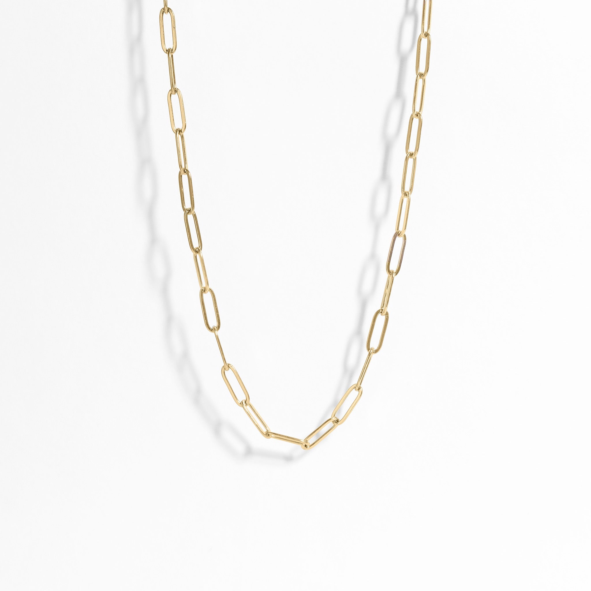 Paperclip Chain Necklace – Minimalist Gold Stainless Steel, Tarnish Resistant Jewelry - Chain | Sunflower Soul Boutique