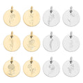Birth Flower Charm – Personalized Gold Charm Pendant | Hypoallergenic Stainless Steel Jewelry