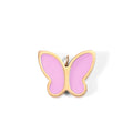 Pink Butterfly Charm – 18K Gold PVD Stainless Steel Waterproof Jewelry Accent - charm | Sunflower Soul Boutique