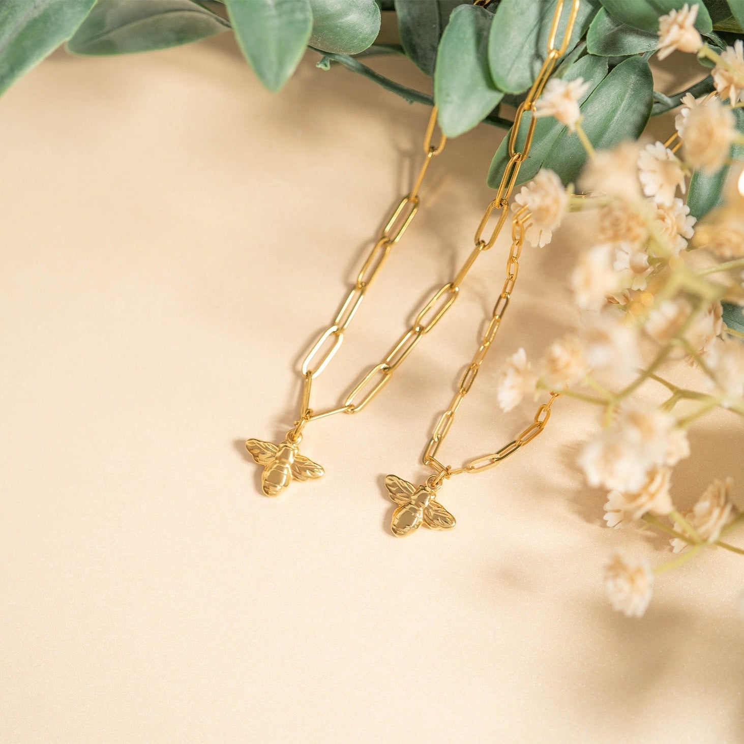 Gold Garden Charm Set – 18K Gold Charms | PVD Coated Stainless Steel Floral Jewelry