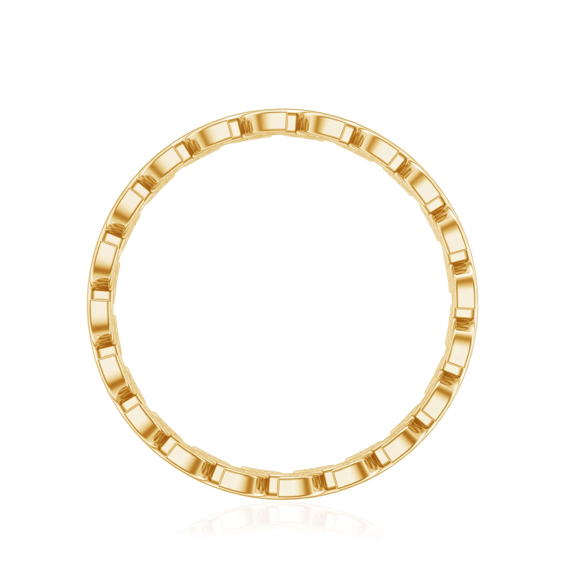 Real Black Onyx Leaf Wedding Band for Women