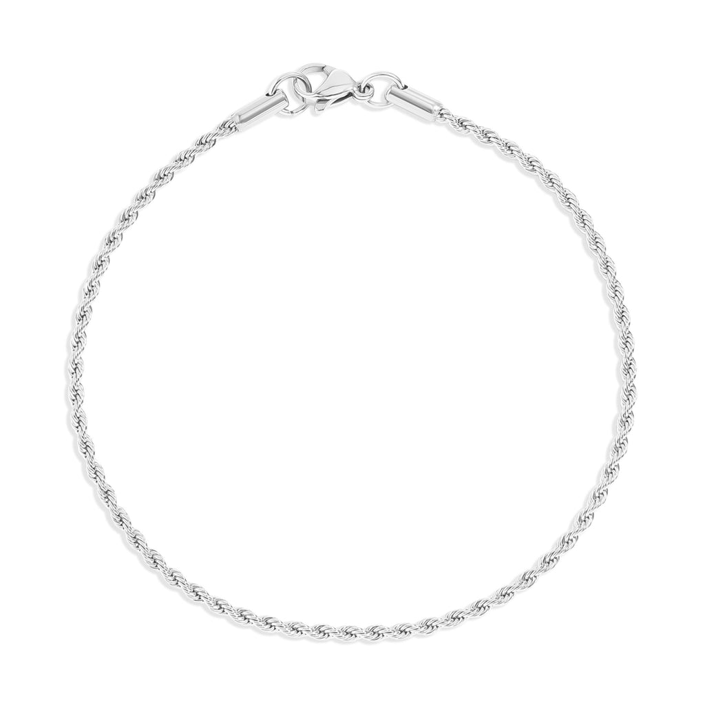 Rope Chain Bracelet – 18K Gold Durable Stainless Steel PVD Coated Jewelry - Bracelets | Sunflower Soul Boutique