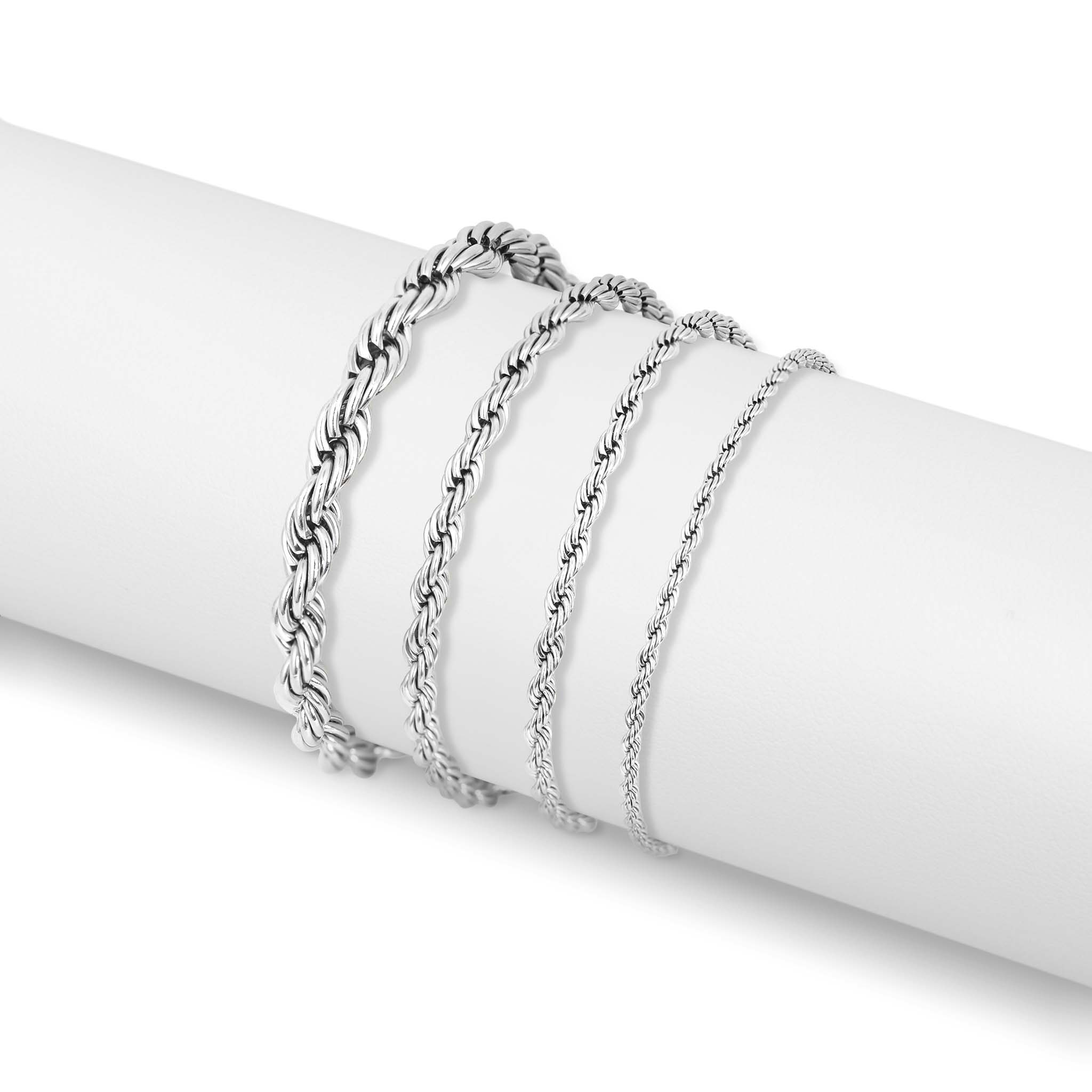 Rope Chain Bracelet – 18K Gold Durable Stainless Steel PVD Coated Jewelry - Bracelets | Sunflower Soul Boutique