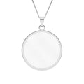 Round Photo Pendant – Personalized Jewelry With Laser Engraved Charm & 18 Inch Chain - Accessories | Sunflower Soul Boutique